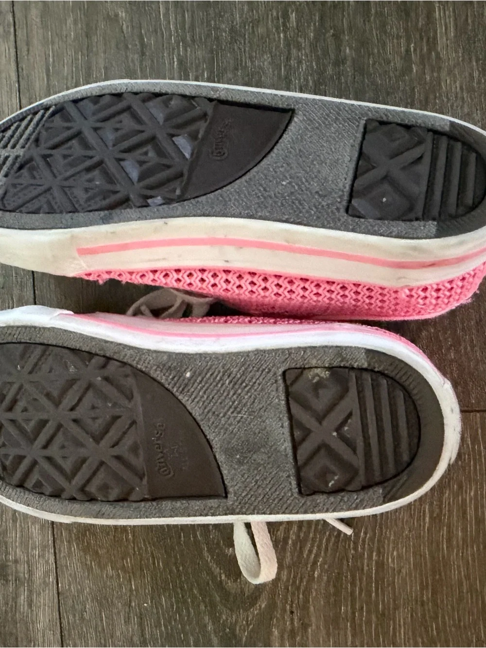 Sz 10 Kids Pink Mesh converse